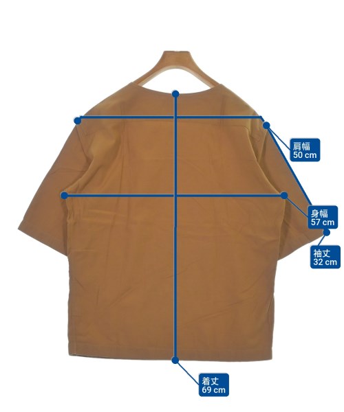 LEMAIRE（ルメール）カジュアルシャツ 茶 サイズ:48(L位) メンズ/2200637491341