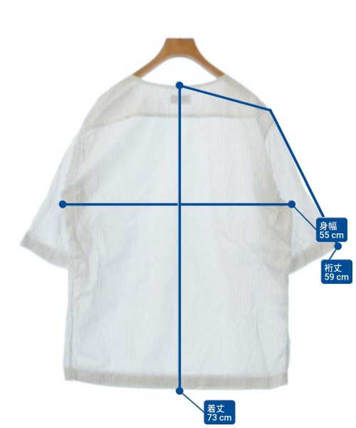 LEMAIRE（ルメール）カジュアルシャツ 白 サイズ:F レディース/2200636705012