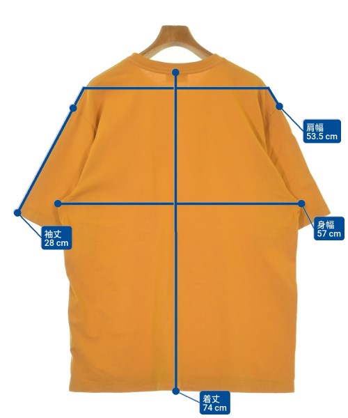 LEMAIRE（ルメール）Tシャツ・カットソー オレンジ サイズ:M メンズ/2200620889339