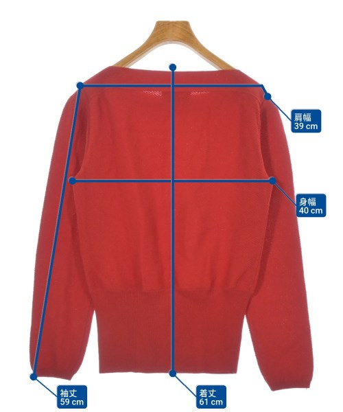 LEMAIRE（ルメール）ニット・セーター 赤 サイズ:S レディース/2200623515013