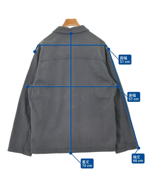 LEMAIRE（ルメール）カバーオール グレー サイズ:46(L位) メンズ/2200623545041