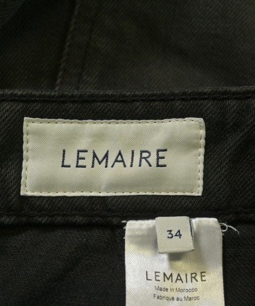 LEMAIRE（ルメール）デニムパンツ 黒 サイズ:34(XS位) レディース/2200616119020