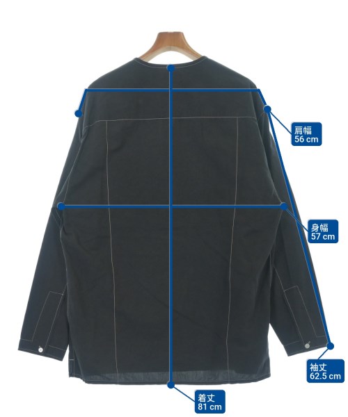 LEMAIRE（ルメール）カジュアルシャツ 黒 サイズ:-(XXL位) メンズ/2200620395014