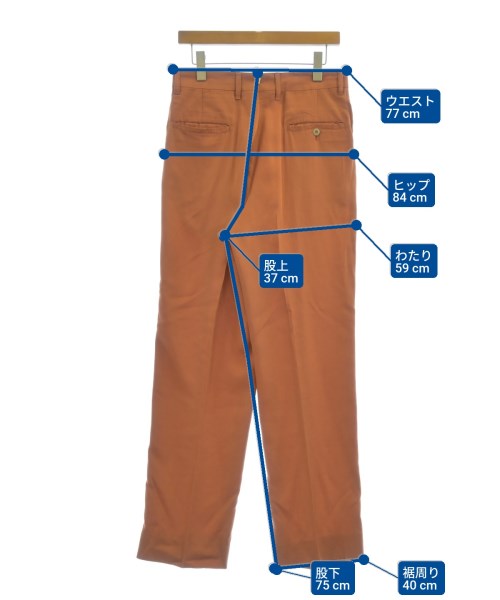 LEMAIRE（ルメール）スラックス オレンジ サイズ:46(M位) メンズ/2200626095079