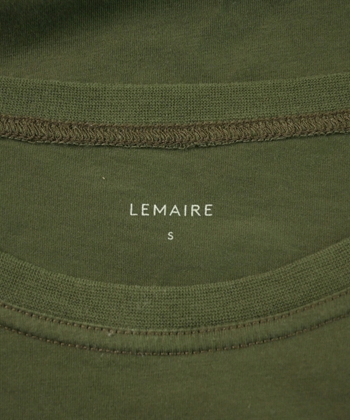 LEMAIRE（ルメール）Tシャツ・カットソー カーキ サイズ:S メンズ/2200627900044