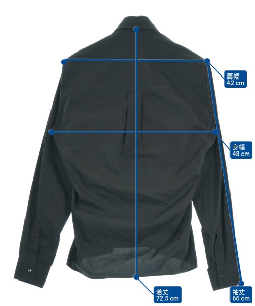 LEMAIRE（ルメール）カジュアルシャツ 黒 サイズ:36(XS位) レディース/2200626864347