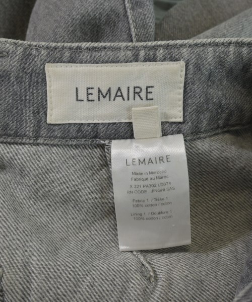 LEMAIRE（ルメール）デニムパンツ グレー サイズ:XS メンズ/2200632909025