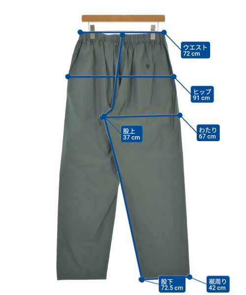 LEMAIRE（ルメール）スラックス カーキ サイズ:S メンズ/2200633321079