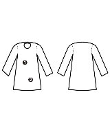 LEMAIRE（ルメール）シャツワンピース 白 サイズ:XXS レディース/2200609898086