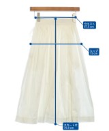 LEMAIRE（ルメール）ひざ丈スカート 白 サイズ:XS レディース/2200617467014