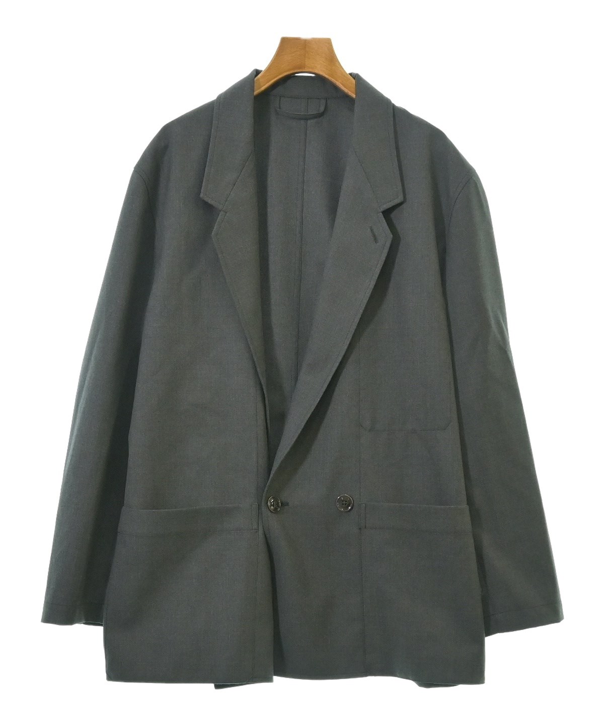 LEMAIRE ダークグレー コットンジャケット 22775525_52832496_1000.jpg