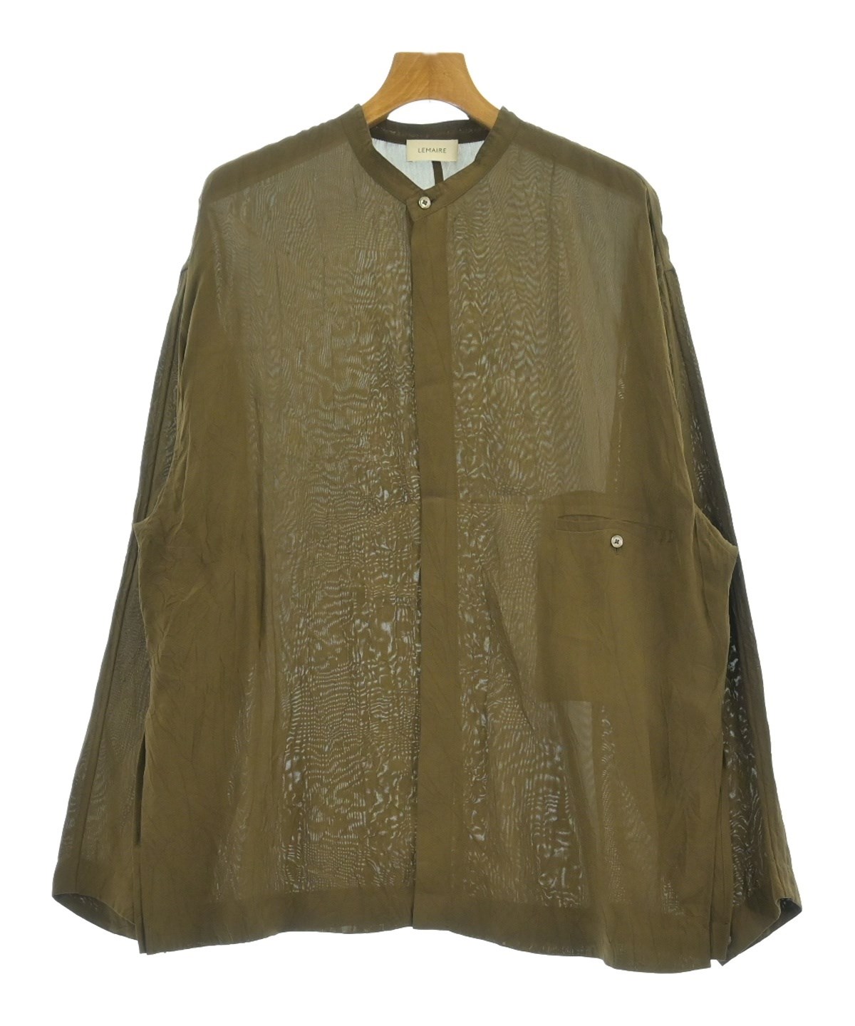 LEMAIRE カジュアルシャツ メンズ 48 LEMAIRE（ルメール）カジュアルシャツ ベージュ サイズ:48(XL位