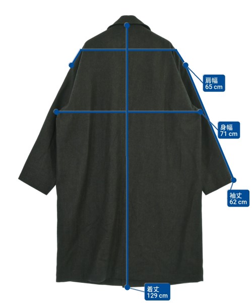 LEMAIRE（ルメール）ステンカラーコート グレー サイズ:48(L位) メンズ/2200670179015