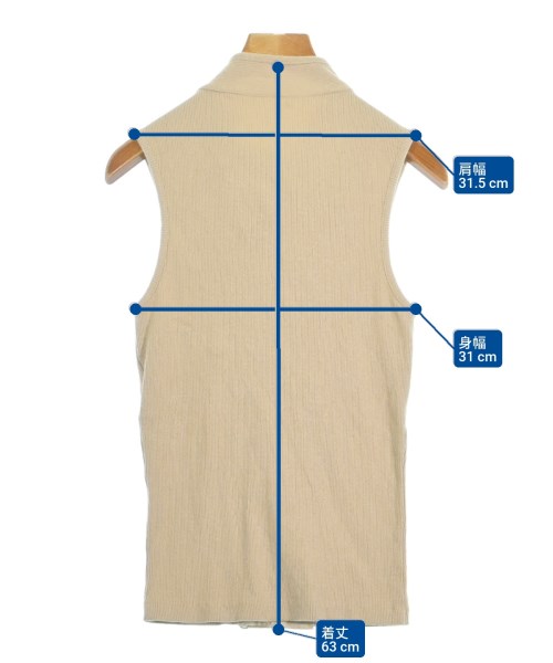 LEMAIRE（ルメール）Tシャツ・カットソー ベージュ サイズ:S レディース/2200673429032