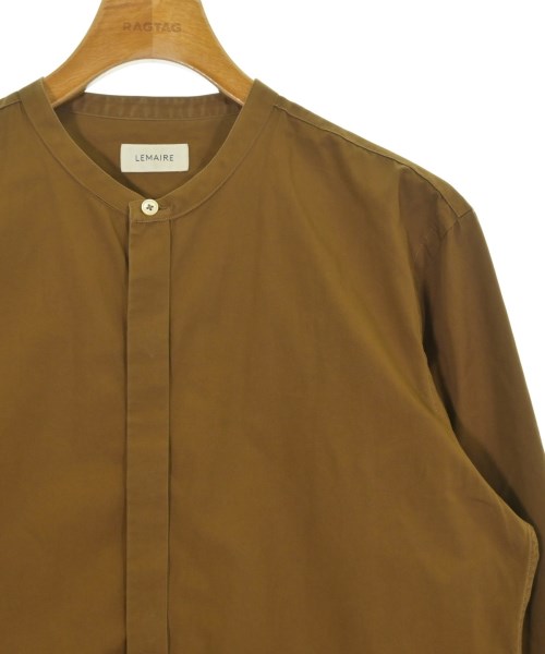 LEMAIRE（ルメール）カジュアルシャツ 茶 サイズ:46(M位) メンズ/2200675473132