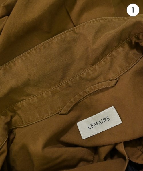 LEMAIRE（ルメール）カジュアルシャツ 茶 サイズ:46(M位) メンズ/2200670155057