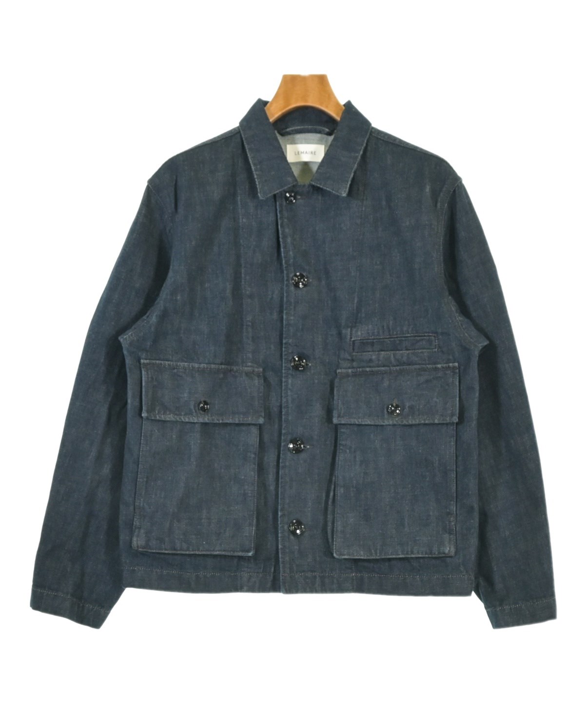 タイムセール！定価66,000円 ルメール デニムトップス LEMAIRE（ルメール）デニムジャケット 紺 サイズ:S メンズ