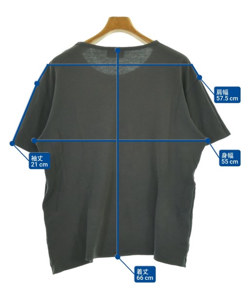 LEMAIRE（ルメール）Tシャツ・カットソー グレー サイズ:M メンズ/2200678678022