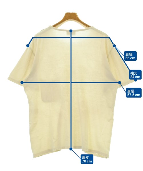 LEMAIRE（ルメール）Tシャツ・カットソー 白 サイズ:M メンズ/2200678678053