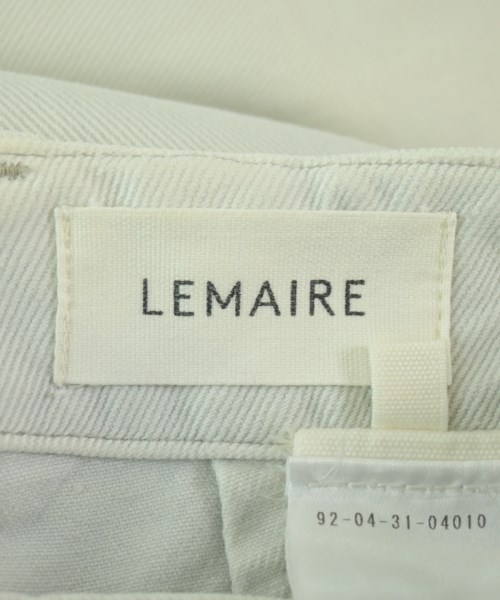 LEMAIRE（ルメール）デニムパンツ 白 サイズ:XXS レディース/2200680249067