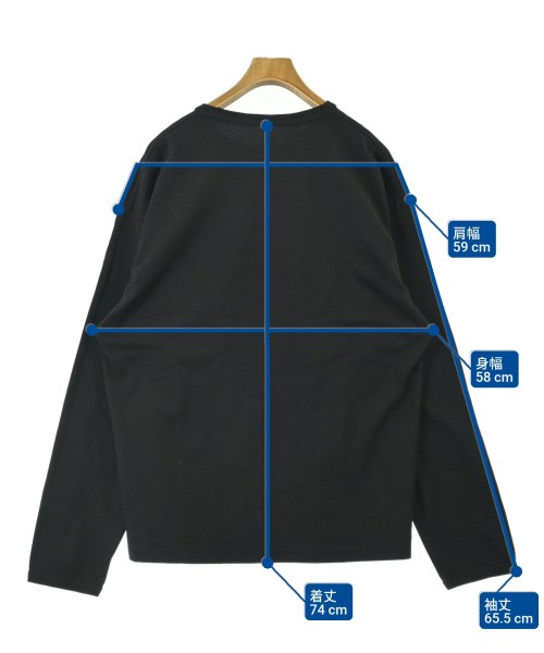 LEMAIRE（ルメール）Tシャツ・カットソー 黒 サイズ:M メンズ/2200693982067