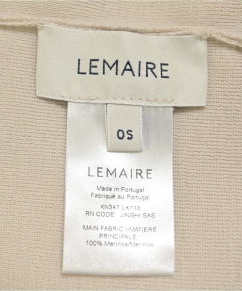 LEMAIRE（ルメール）ニット・セーター ベージュ サイズ:F レディース/2200694958030