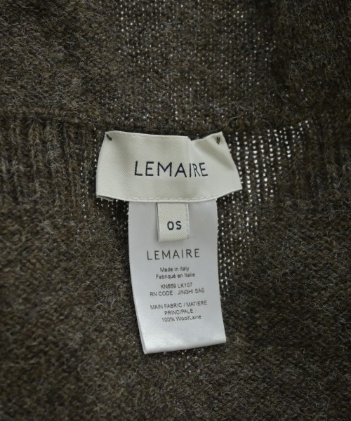 LEMAIRE（ルメール）マフラー 茶 サイズ:ONE メンズ/2200702117213