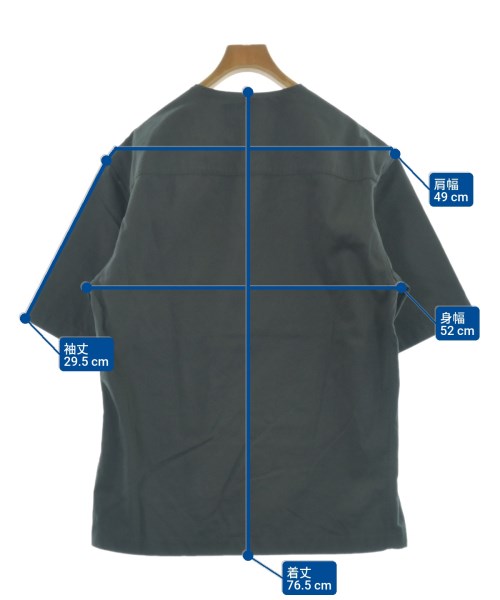 LEMAIRE（ルメール）カジュアルシャツ カーキ サイズ:46(M位) メンズ/2200654685068