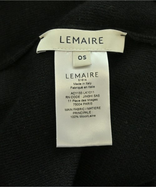 LEMAIRE（ルメール）ニット・セーター 黒 サイズ:OS レディース/2200647703045