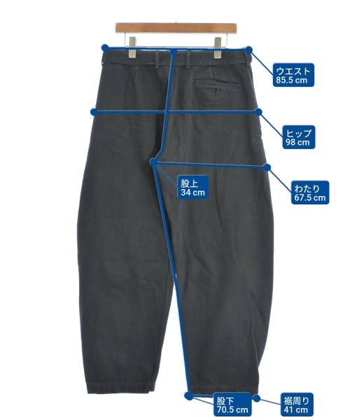 LEMAIRE（ルメール）デニムパンツ 黒 サイズ:48(L位) メンズ/2200647873601