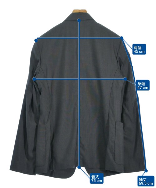 LEMAIRE（ルメール）テーラードジャケット グレー サイズ:M メンズ/2200659518026