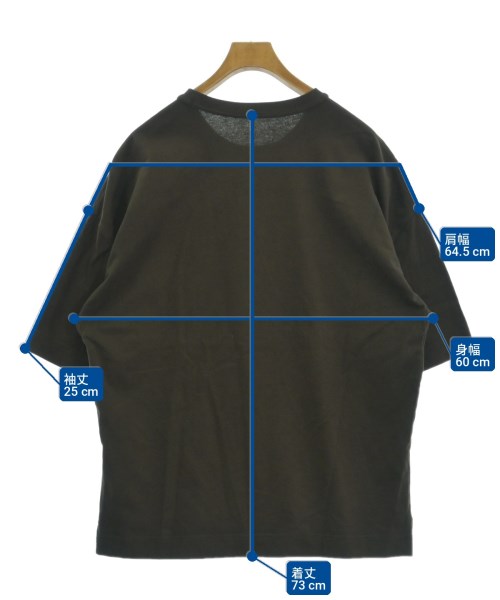 LEMAIRE（ルメール）Tシャツ・カットソー 茶 サイズ:S メンズ/2200718720025