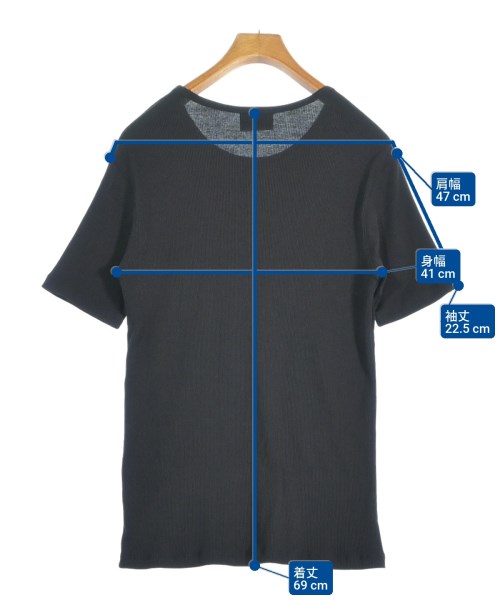LEMAIRE（ルメール）Tシャツ・カットソー 黒 サイズ:S メンズ/2200650758087