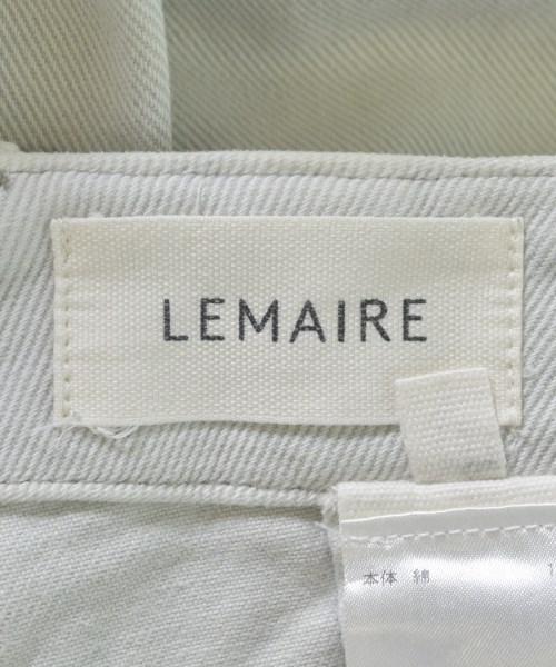 LEMAIRE（ルメール）デニムパンツ 白 サイズ:S メンズ/2200699138703