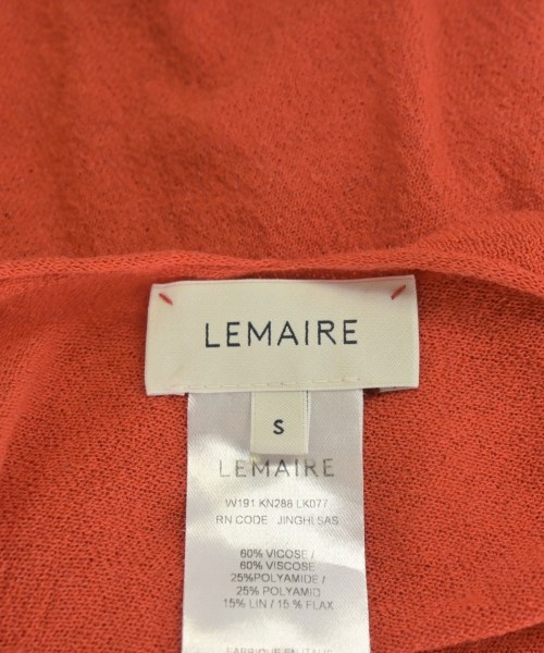 LEMAIRE（ルメール）ニット・セーター 赤 サイズ:S レディース/2200706161052