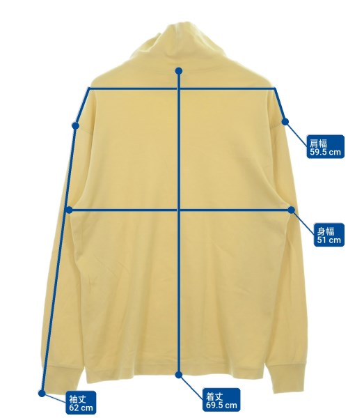 LEMAIRE（ルメール）Tシャツ・カットソー 黄 サイズ:L メンズ/2200708264119