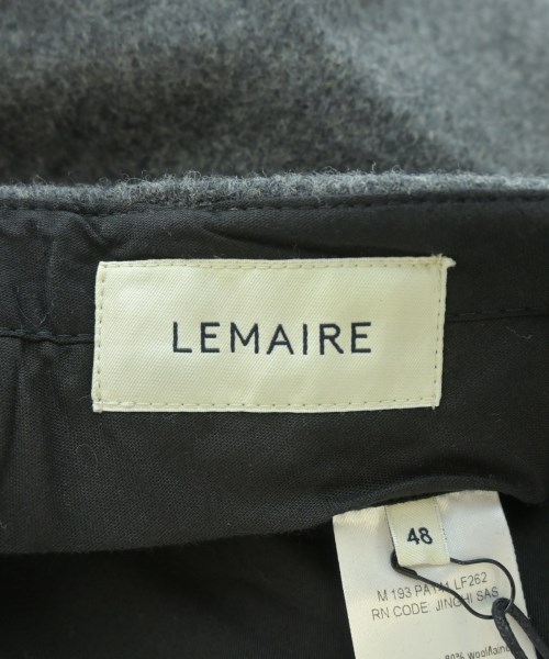 LEMAIRE（ルメール）スラックス グレー サイズ:48(L位) メンズ/2200644819442