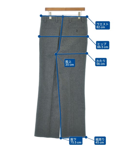 LEMAIRE（ルメール）スラックス グレー サイズ:48(L位) メンズ/2200644819442