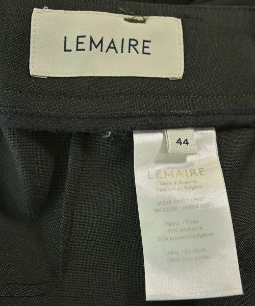 LEMAIRE（ルメール）スラックス カーキ サイズ:44(L位) レディース/2200665832017