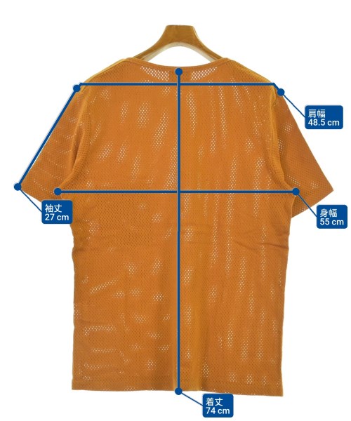 LEMAIRE（ルメール）Tシャツ・カットソー オレンジ サイズ:S メンズ/2200664041090