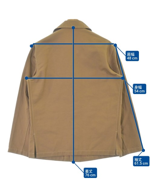 LEMAIRE（ルメール）カバーオール 茶 サイズ:46(M位) メンズ/2200671016036