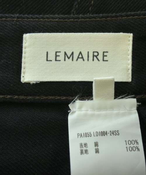 LEMAIRE（ルメール）デニムパンツ 黒 サイズ:46(M位) メンズ/2200671016173