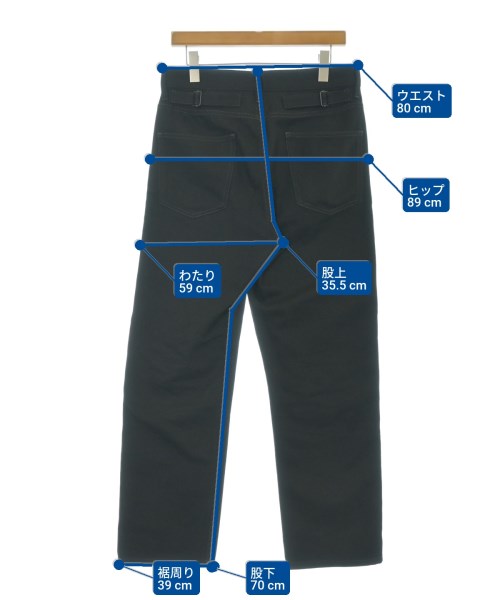 LEMAIRE（ルメール）デニムパンツ 黒 サイズ:46(M位) メンズ/2200671016173