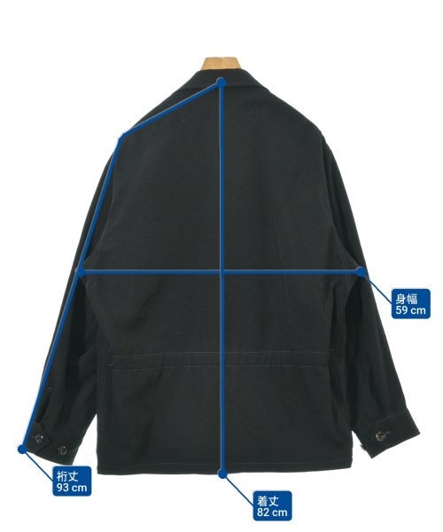 LEMAIRE（ルメール）カジュアルジャケット 黒 サイズ:44(S位) メンズ/2200672311024