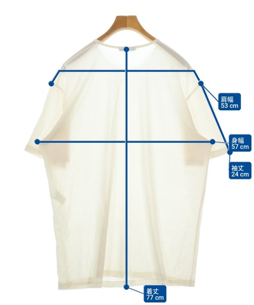 LEMAIRE（ルメール）Tシャツ・カットソー 白 サイズ:S メンズ/2200730264026
