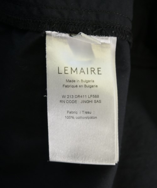 LEMAIRE（ルメール）シャツワンピース 黒 サイズ:34(XS位) レディース/2200730399049