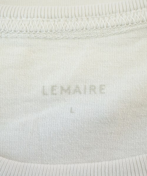 LEMAIRE（ルメール）Tシャツ・カットソー 白 サイズ:L メンズ/2200720077049