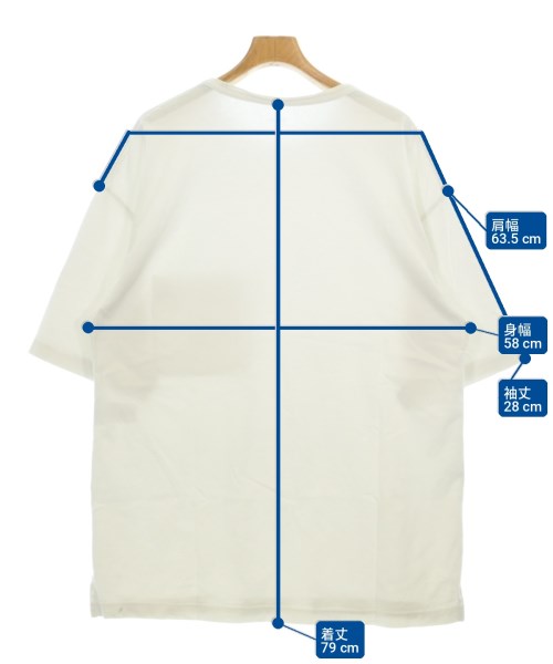 LEMAIRE（ルメール）Tシャツ・カットソー 白 サイズ:L メンズ/2200720077049