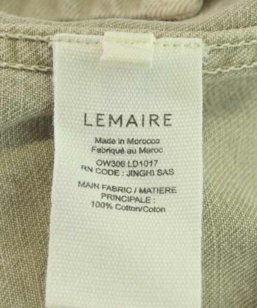 LEMAIRE（ルメール）デニムジャケット ベージュ サイズ:M メンズ/2200721091013