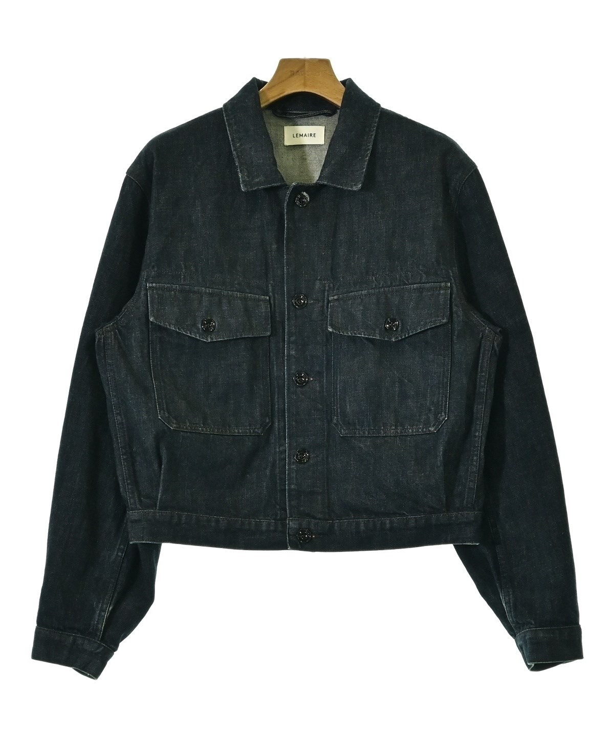 サイズs LEMAIRE dispatch デニムジャケット LEMAIRE（ルメール）デニムジャケット 紺 サイズ:46(M位) メンズ